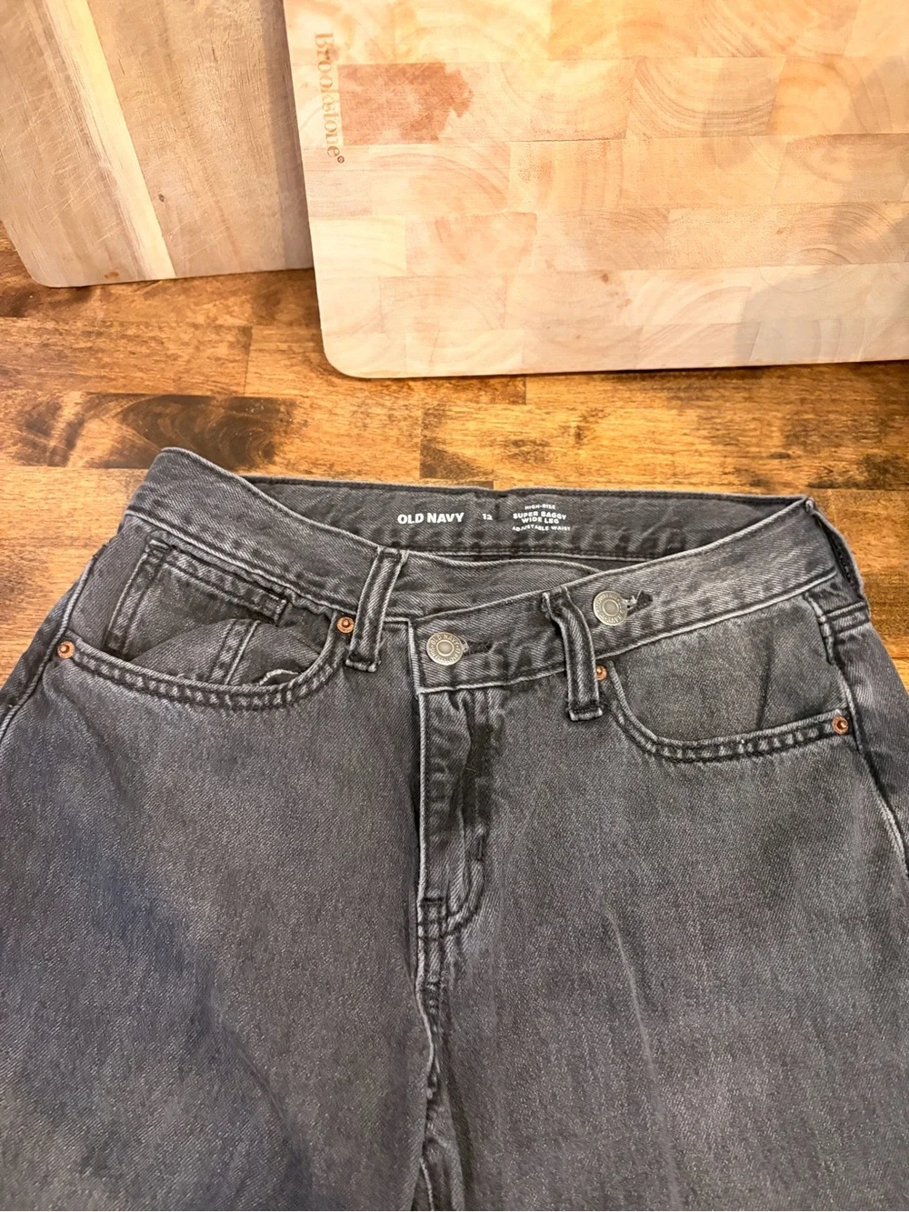 Old Navy baggy wide leg girls jeans (5 pair)